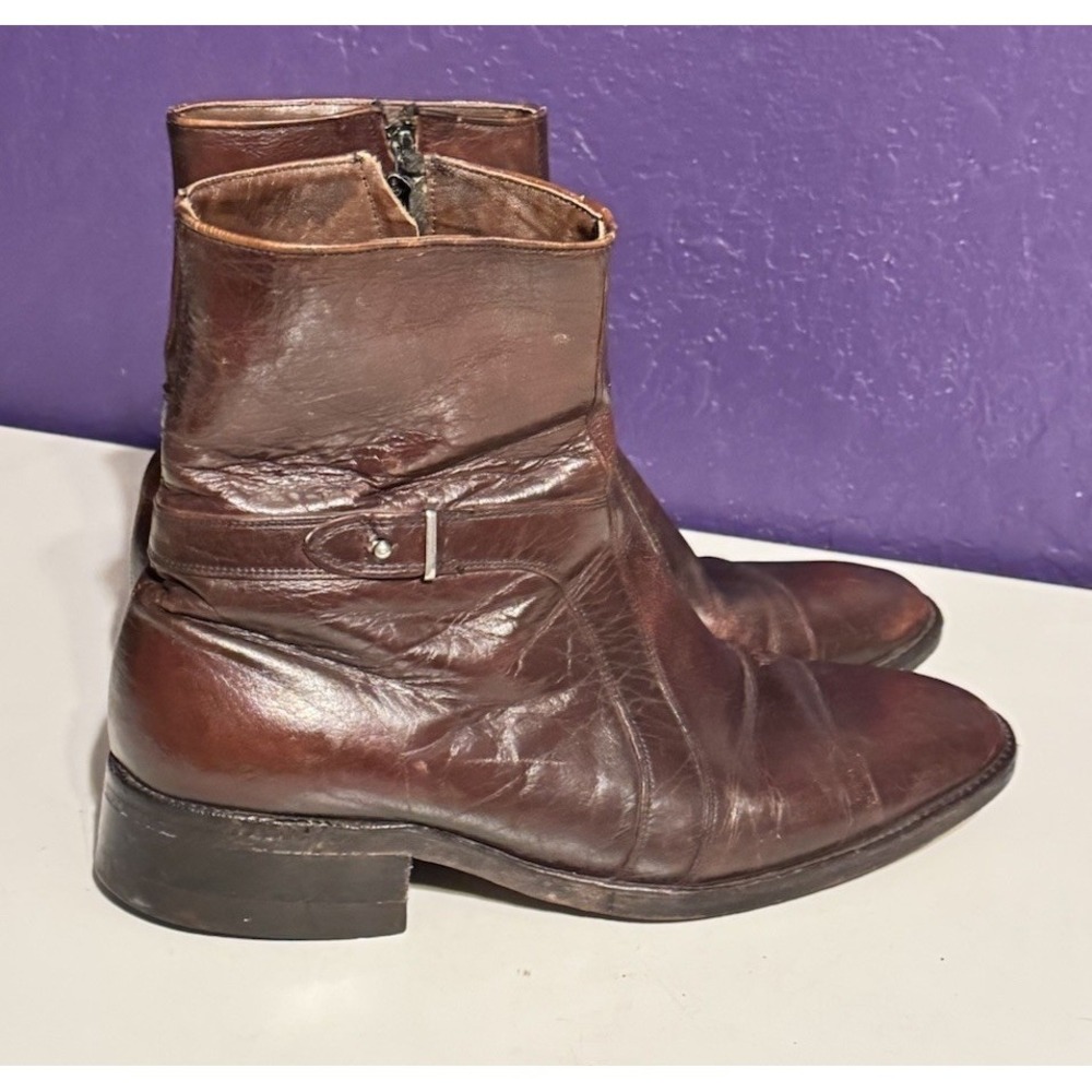 Vintage 50s Sears Hercules Wearmaster Men's 8D Western Boots Engineer Talon 60s